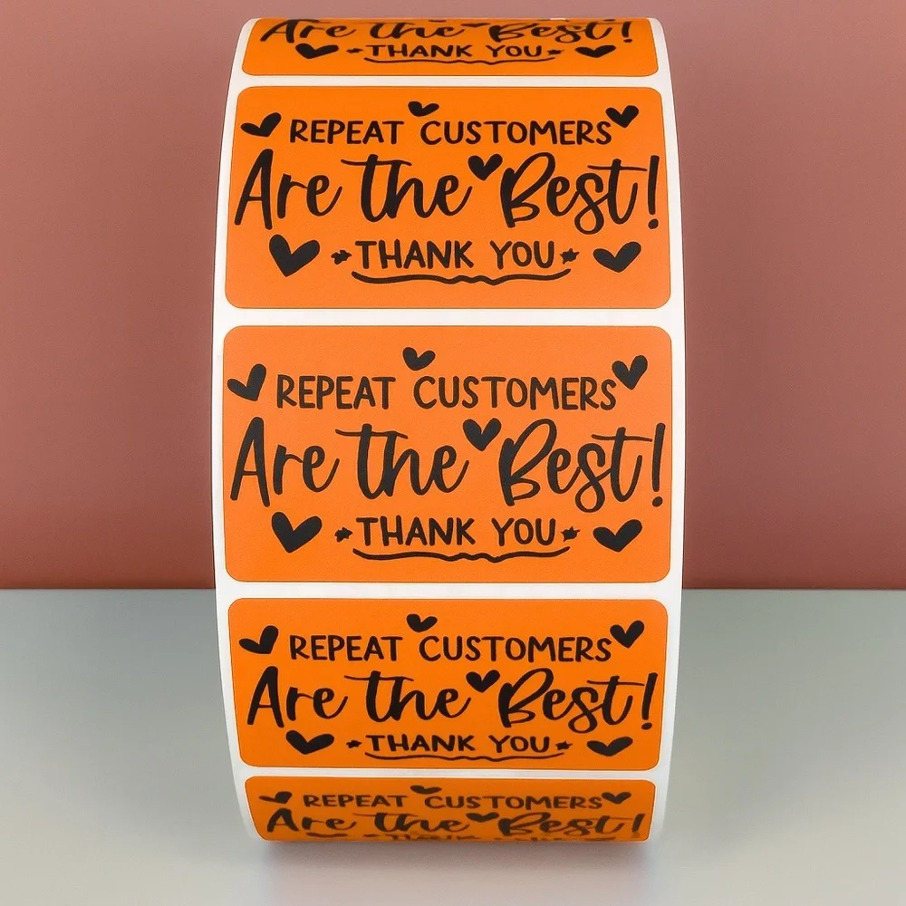 Repeat Customers Are the Best Stickers – Thank You Labels for Small Business
